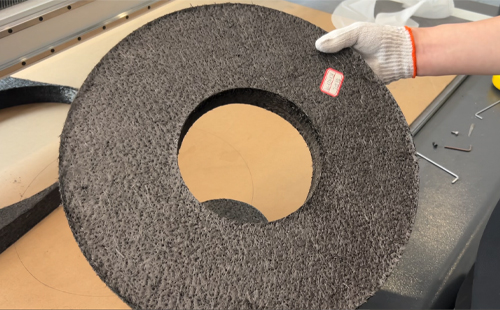 C/C Carbon Composite Preform Cutting Machine | High Precision CNC Oscillating Knife Cutter