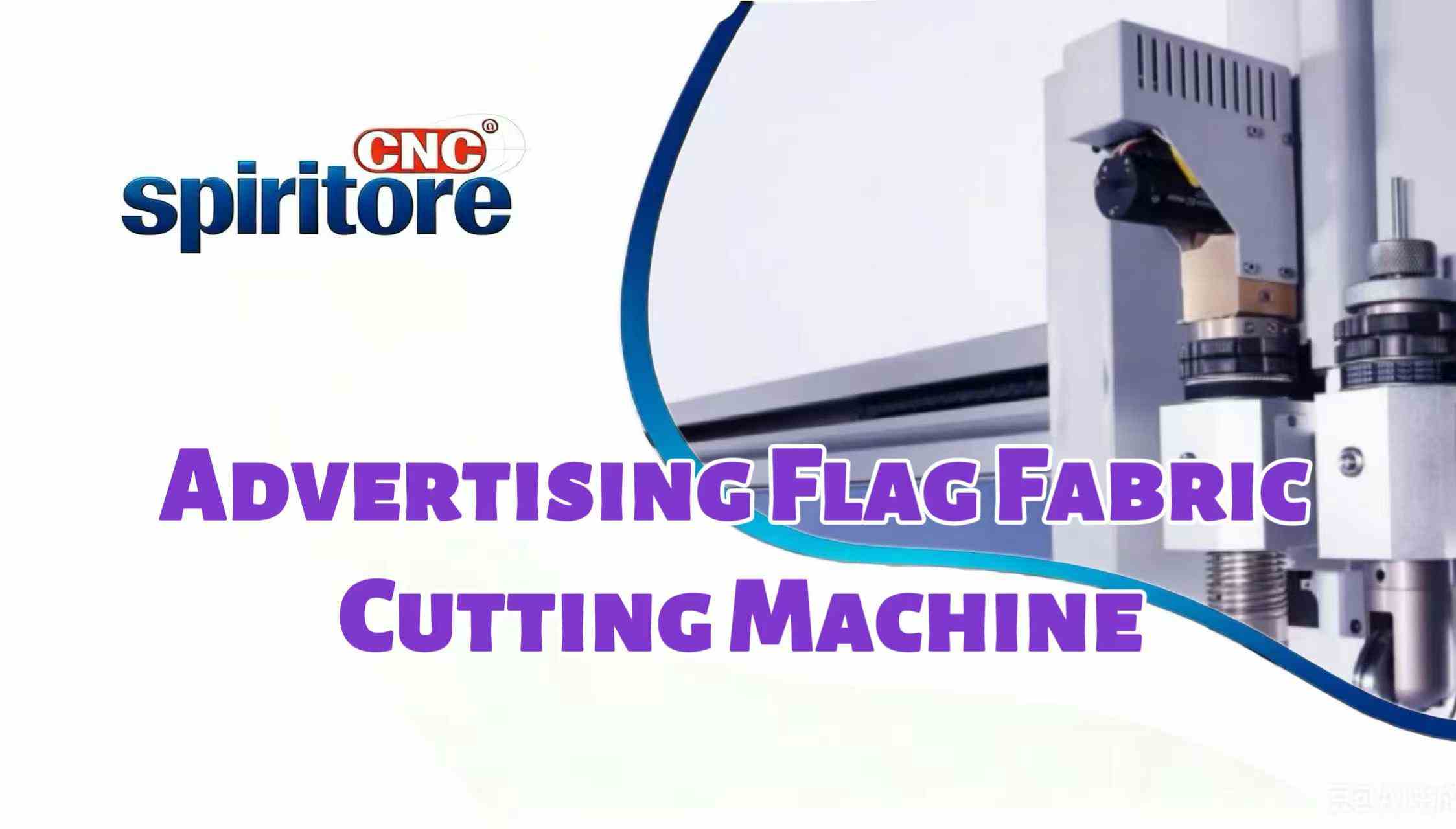 Large Vision Automatic Flag Fabric Cutting Machine Advertising Banner Production Case
