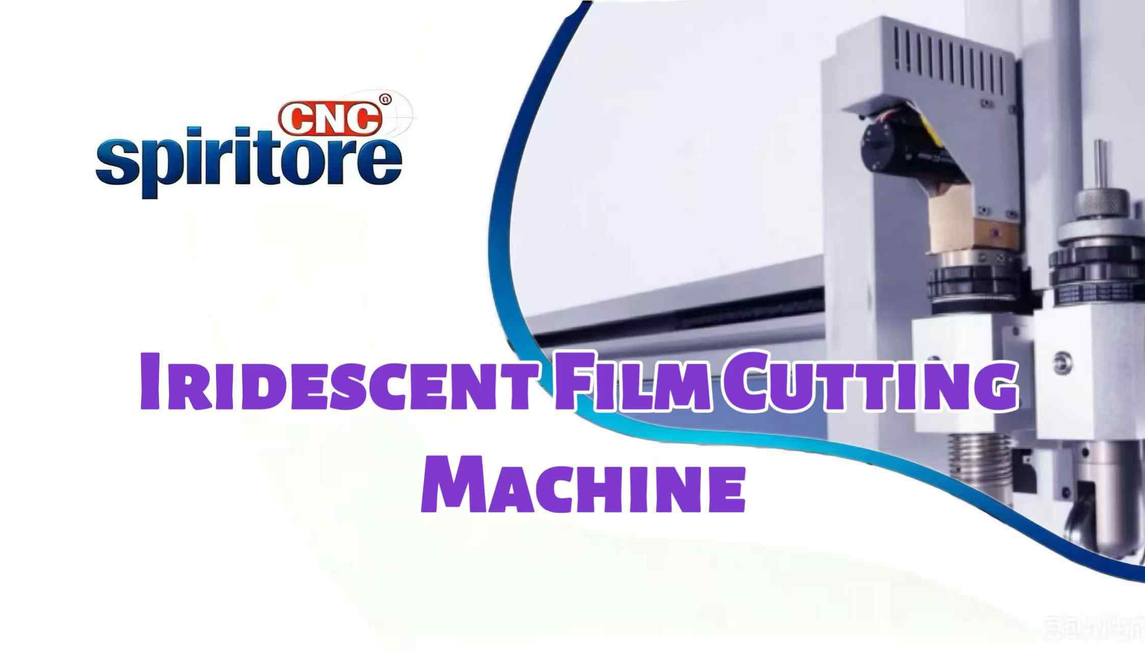 Multi-Function Vibrating Knife Iridescent Holographic Film Cutting Machine Application Case