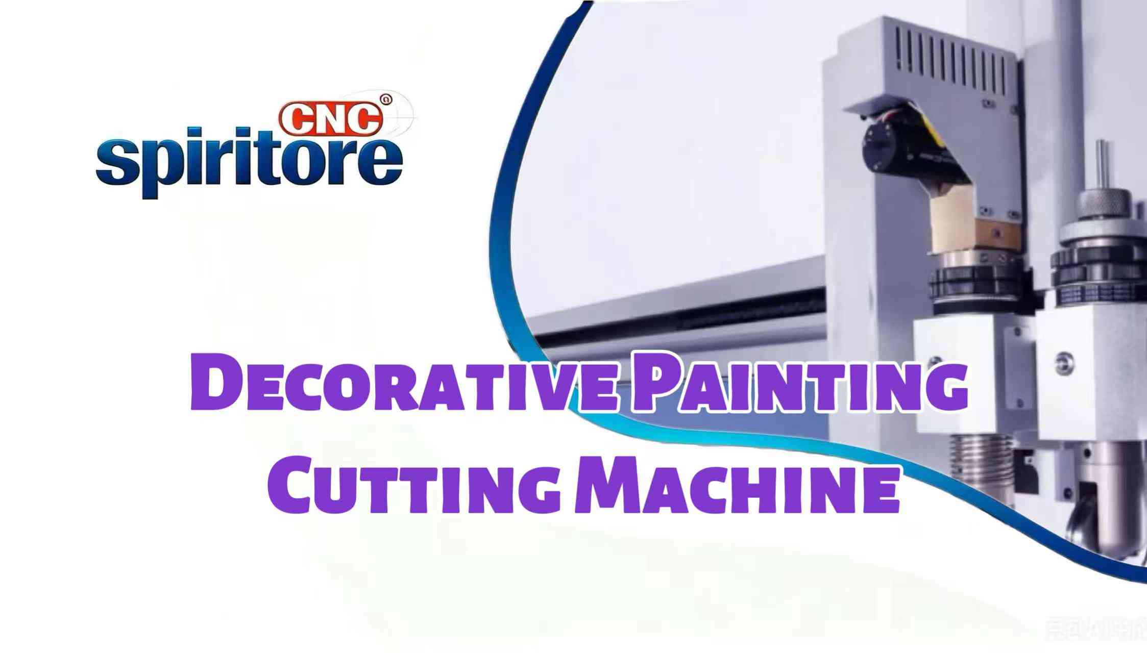 Wall Art Production Case: One-Click Automatic Decorative Painting Cutting Machine For Canvas Acrylic PVC